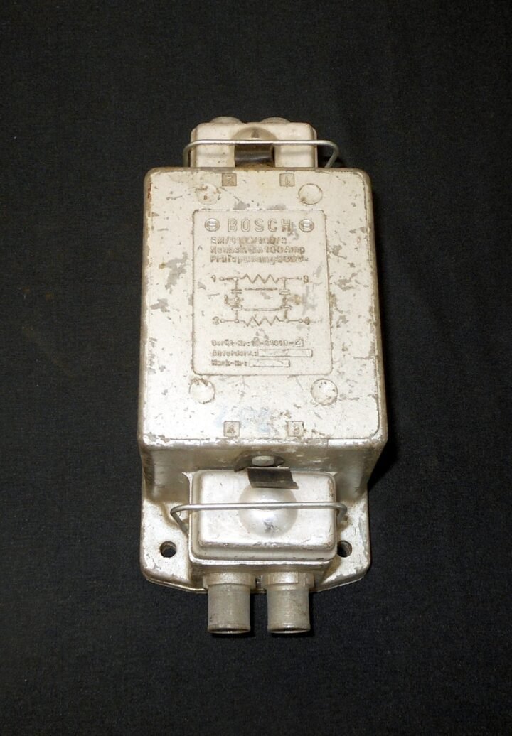 WW2 German Luftwaffe – BOSCH EM/S100/100/3 RADIO SUPPRESSION FILTER – Ju88 Me262 — image 2