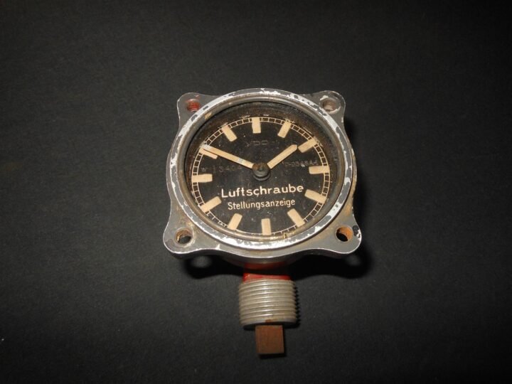 WW2 German Luftwaffe Aircraft – PROPELLER PITCH INDICATOR – Me109 Fw190 – NICE! — image 3