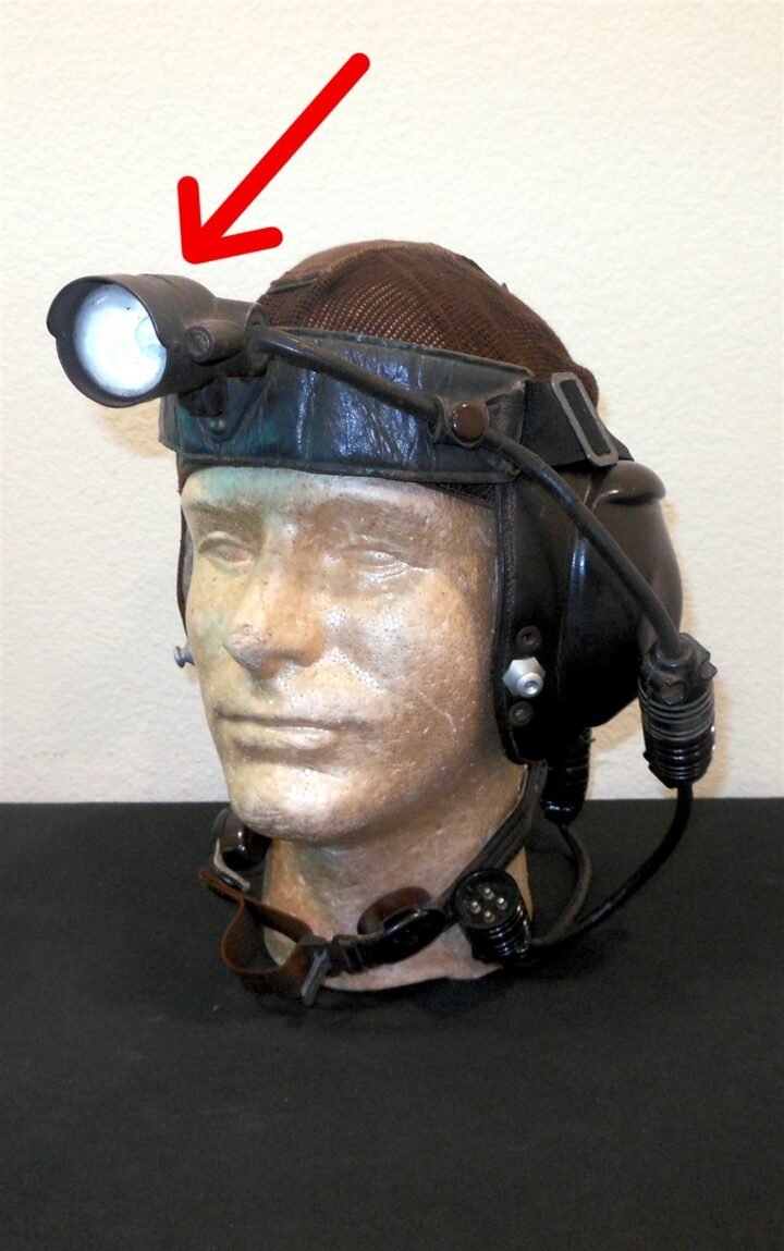 WW2 German Luftwaffe Aircraft Taschenlampe – NAVIGATOR HEAD LAMP – VERY RARE! — image 2
