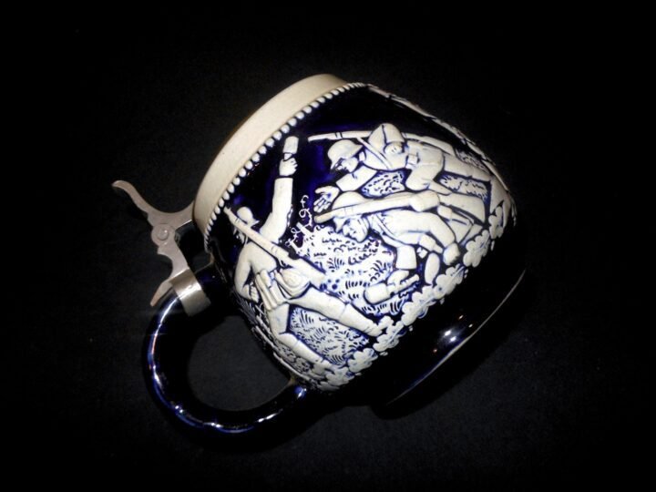 WW2 German Wehrmacht – PRESENTATION AWARD TANKARD / STEIN – NICE! — image 5