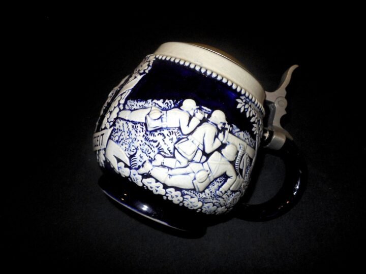 WW2 German Wehrmacht – PRESENTATION AWARD TANKARD / STEIN – NICE! — image 6