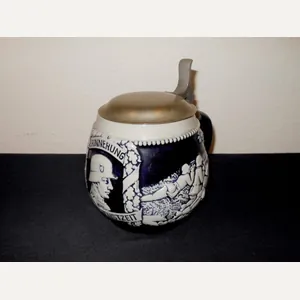 WW2 German Wehrmacht – PRESENTATION AWARD TANKARD / STEIN – …