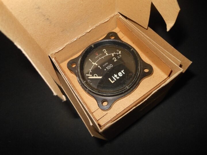 WW2 German Luftwaffe Aircraft Vorratsanzeiger – FUEL GAUGE – Fw190 A-D – BOXED! — image 2