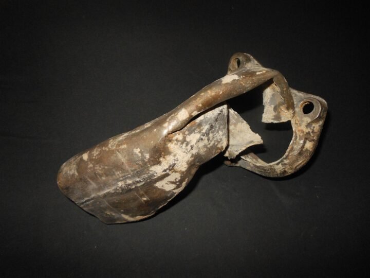 WW2 German Luftwaffe – AIRCRAFT EXHAUST STUB – Me109 F-K – EASTERN FRONT RELIC — image 2