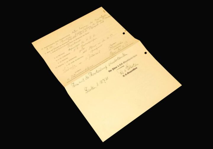 WW2 German – Waffen SS – OGRUPPENFUHRER KARL VON EBERSTEIN & GENERAL RUDOLF DEMME – DOCUMENT – NICE! — image 5