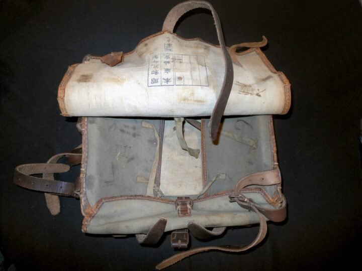 WW2 Imperial Japanese Army Shōwa Type 5 – COMBAT FIELD BACK PACK w/ FRAME – RARE — image 3