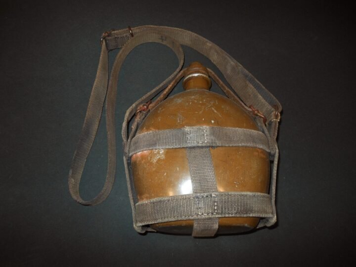 WW2 Imperial Japanese Army – MODEL 1934 FIELD CANTEEN – NAMED – VERY NICE! — image 2