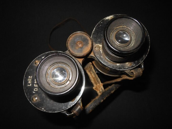 WW2 German Kriegsmarine Leitz D.F. 12×60 – NAVAL ISSUE BINOCULARS – 1917 REISSUE — image 11