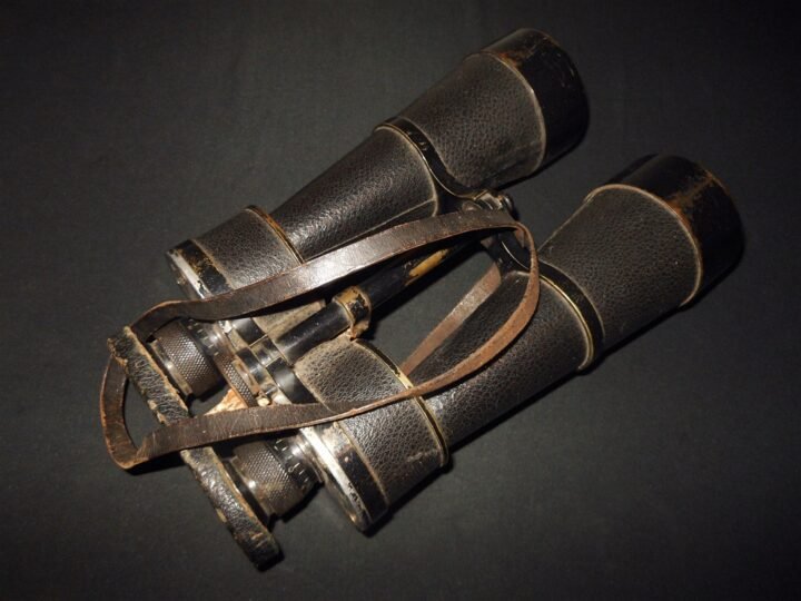 WW2 German Kriegsmarine Leitz D.F. 12×60 – NAVAL ISSUE BINOCULARS – 1917 REISSUE — image 2