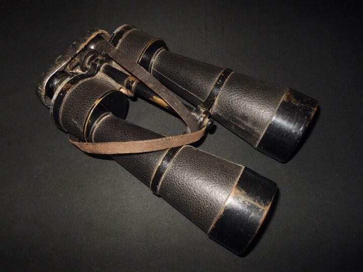 WW2 German Kriegsmarine Leitz D.F. 12×60 – NAVAL ISSUE BINOCULARS – 1917 REISSUE — image 3