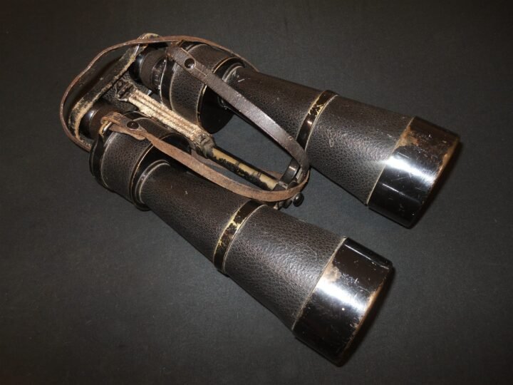 WW2 German Kriegsmarine Leitz D.F. 12×60 – NAVAL ISSUE BINOCULARS – 1917 REISSUE — image 7