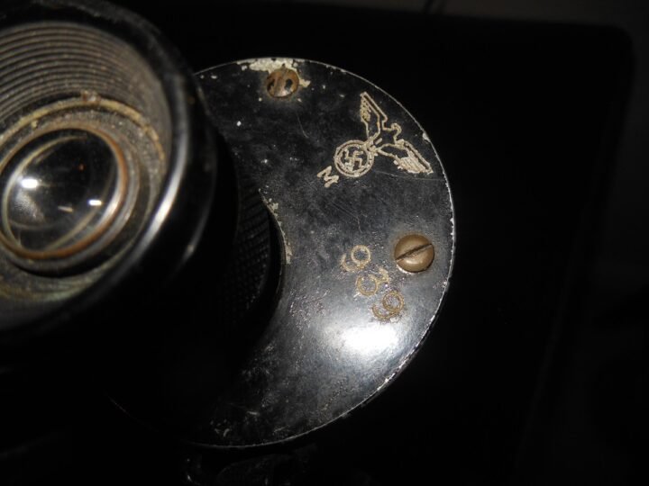 WW2 German Kriegsmarine Leitz D.F. 12×60 – NAVAL ISSUE BINOCULARS – 1917 REISSUE — image 9