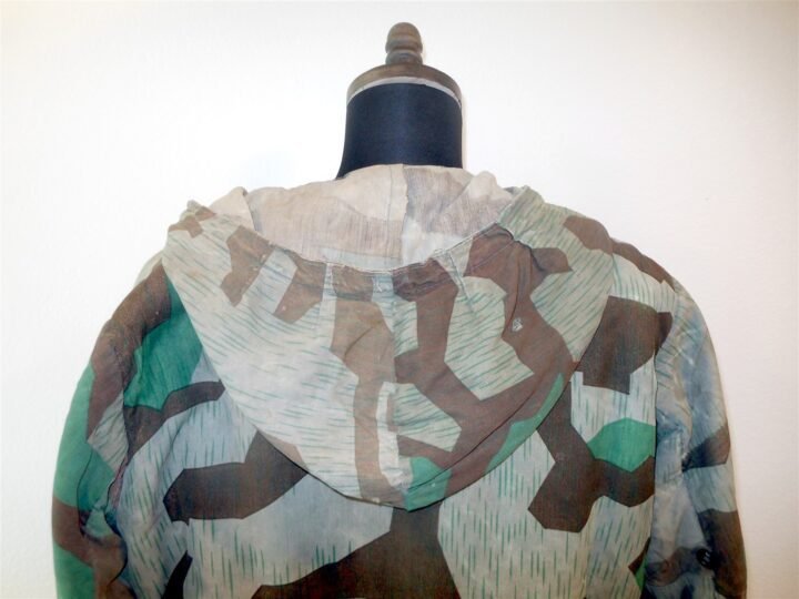 WW2 German Heer Feldparka – SPLINTER CAMOUFLAGE FIELD-MADE PARKA – COMBAT WORN! — image 11