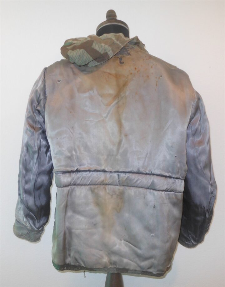 WW2 German Heer Feldparka – SPLINTER CAMOUFLAGE FIELD-MADE PARKA – COMBAT WORN! — image 22