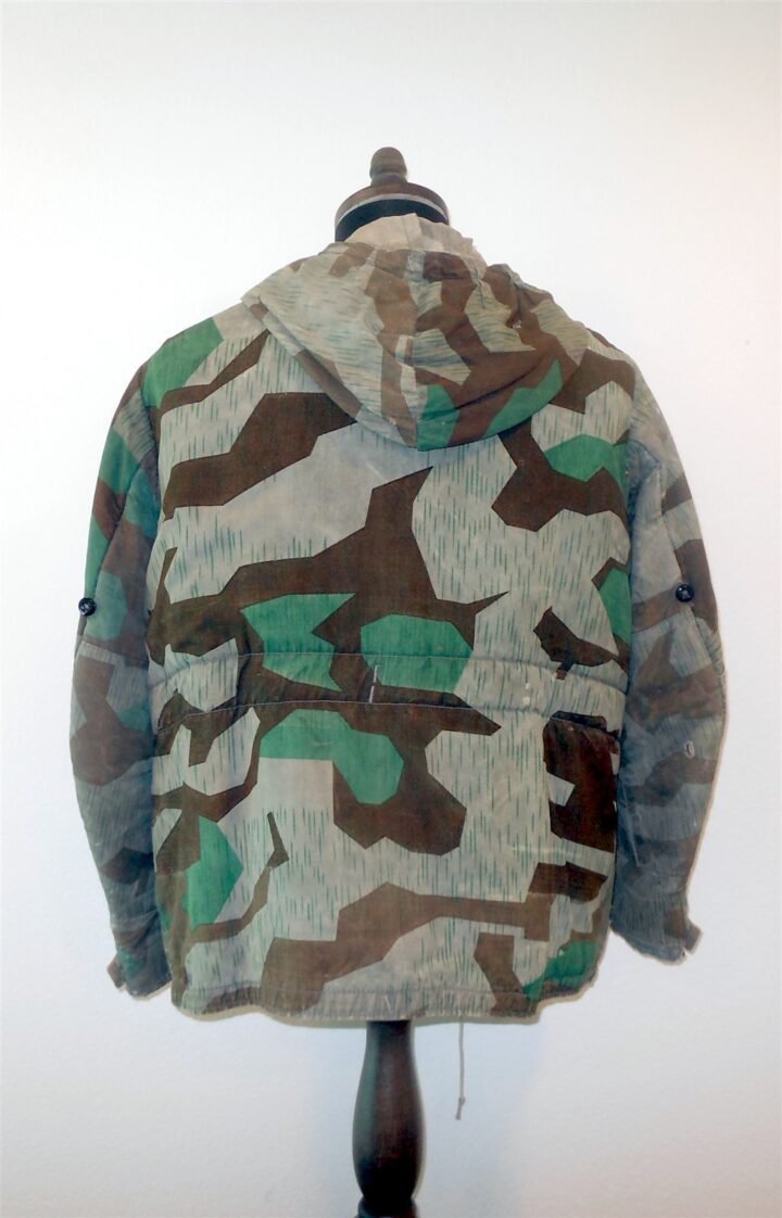 WW2 German Heer Feldparka – SPLINTER CAMOUFLAGE FIELD-MADE PARKA – COMBAT WORN! — image 5