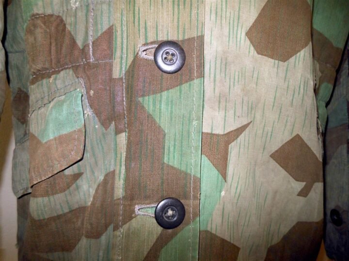 WW2 German Heer Feldparka – SPLINTER CAMOUFLAGE FIELD-MADE PARKA – COMBAT WORN! — image 7