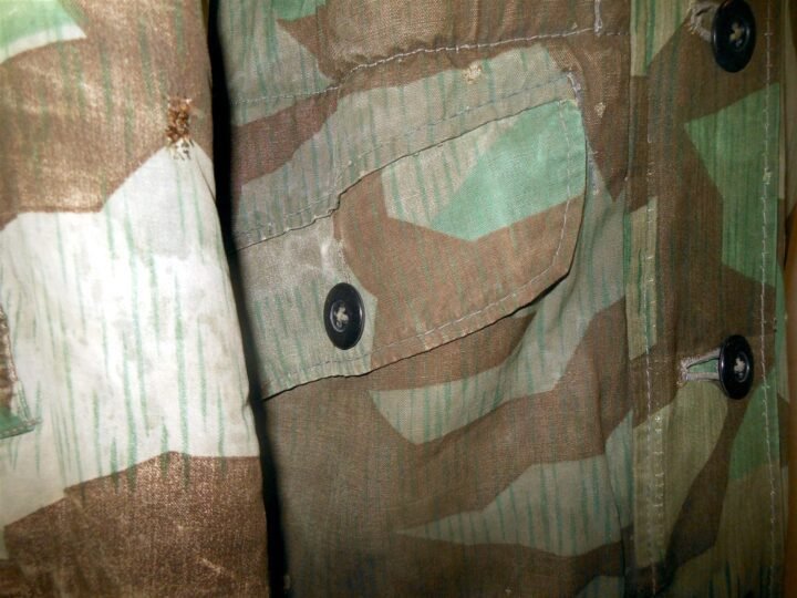 WW2 German Heer Feldparka – SPLINTER CAMOUFLAGE FIELD-MADE PARKA – COMBAT WORN! — image 9