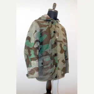 WW2 German Heer Feldparka – SPLINTER CAMOUFLAGE FIELD-MADE PARKA – …