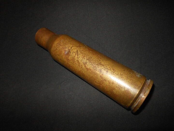 WW2 Imperial Japanese Navy Type 96 – 25mm BRASS SHELL CASING – NICE! — image 2