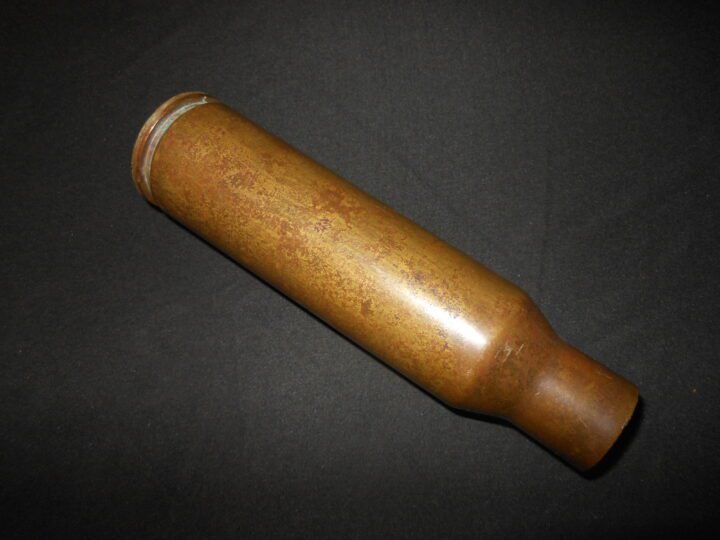 WW2 Imperial Japanese Navy Type 96 – 25mm BRASS SHELL CASING – NICE! — image 3