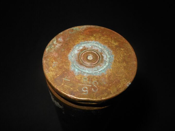 WW2 Imperial Japanese Navy Type 96 – 25mm BRASS SHELL CASING – NICE! — image 5