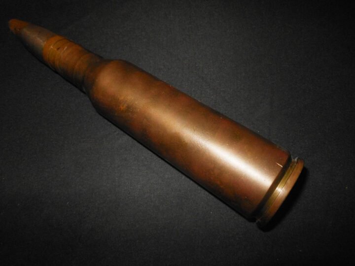 WW2 Imperial Japanese Navy Type 96 – 25mm INERT HIGH EXPLOSIVE ROUND – COMPLETE! — image 4