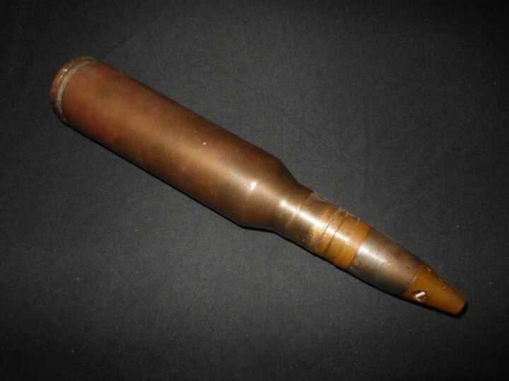 WW2 Imperial Japanese Navy Type 96 – 25mm INERT HIGH EXPLOSIVE ROUND – COMPLETE! — image 5