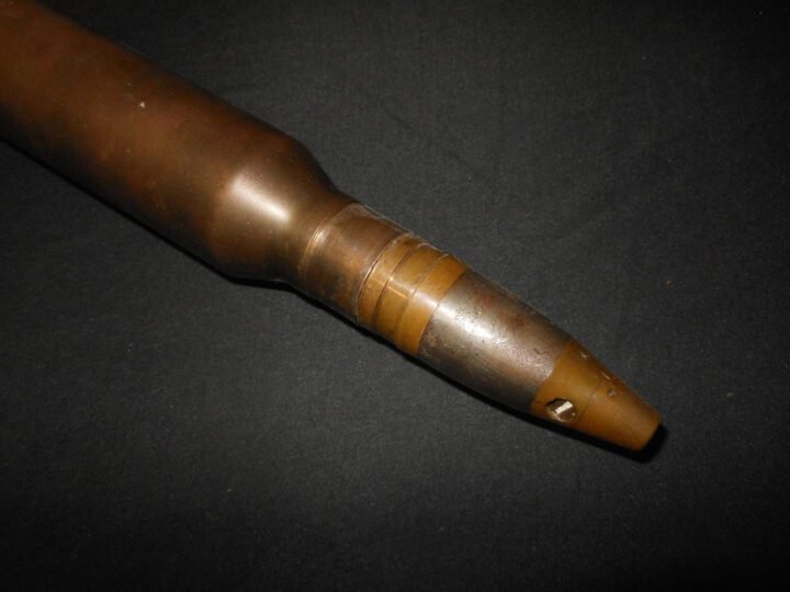 WW2 Imperial Japanese Navy Type 96 – 25mm INERT HIGH EXPLOSIVE ROUND – COMPLETE! — image 7