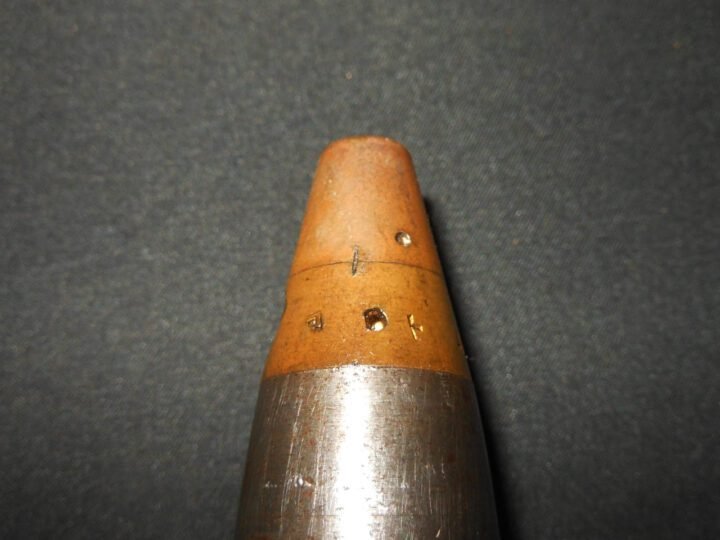 WW2 Imperial Japanese Navy Type 96 – 25mm INERT HIGH EXPLOSIVE ROUND – COMPLETE! — image 8