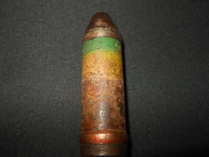 WW2 German Wehrmacht 20mm MG151 / 20 – COMPLETE HIGH EXPLOSIVE ROUND – VERY NICE! — image 6