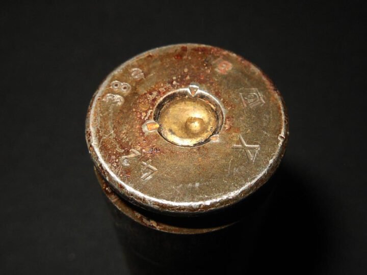 WW2 German Wehrmacht 20mm MG151 / 20 – COMPLETE ARMOR PIERCING INCENDIARY ROUND #3 – NICE! — image 8