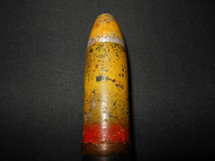 WW2 German Wehrmacht 20mm 20×138 FlaK 30/38 – COMPLETE HE ROUND & SHELL – 1945 – VERY NICE! — image 8