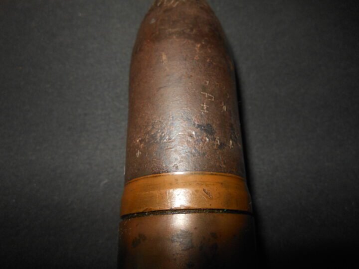 WW2 Imperial Japanese Army Type 94 – 37mm ANTI-TANK ARMOR PIERCING ROUND – 1942 – RARE! — image 5