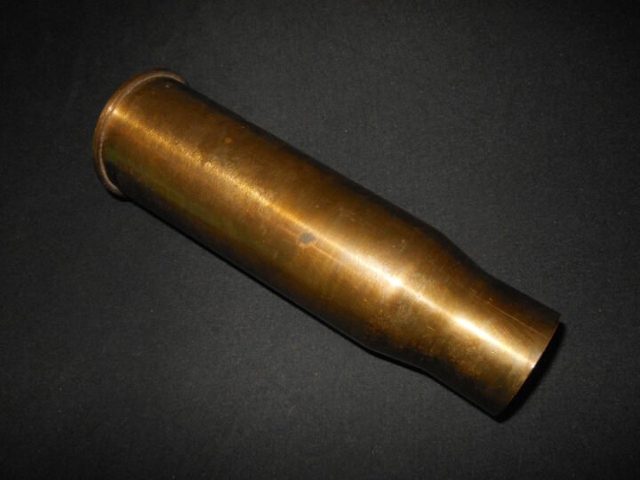 WW2 Imperial Japanese Army Type 94 – 37mm ANTI-TANK SHELL CASING – MUKDEN ARSENAL – 1942 – RARE! — image 3