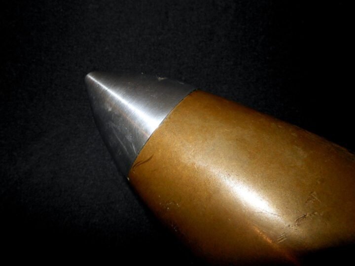 WW2 Imperial Japanese Army Type 94 – 75mm COMPLETE DISPLAY ROUND – 1943 – VERY NICE! — image 5