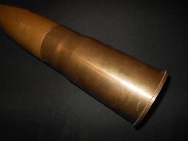 WW2 Imperial Japanese Army Type 94 – 75mm COMPLETE DISPLAY ROUND – 1943 – VERY NICE! — image 7