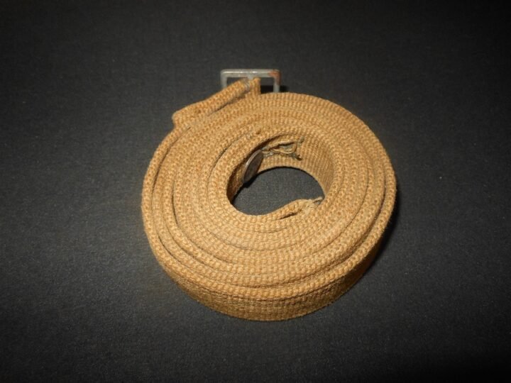 WW2 German Wehrmacht – LONG GAS MASK CANISTER STRAP – TROPICAL – NICE! — image 2