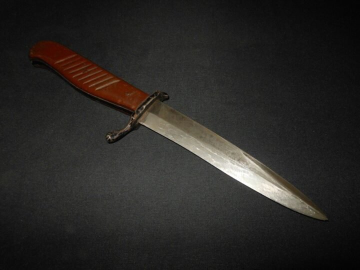 WW1 Imperial German Army Nahkampfmesser – COMBAT TRENCH KNIFE – NICE! — image 6