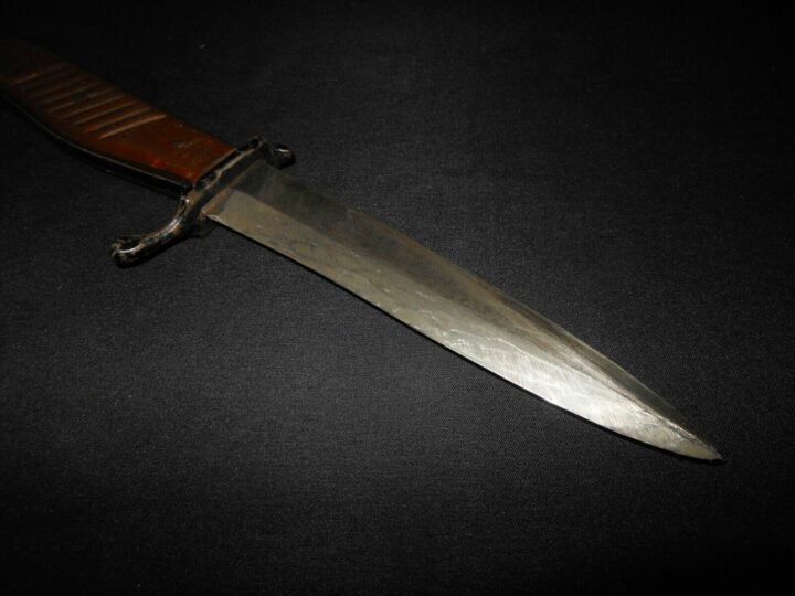 WW1 Imperial German Army Nahkampfmesser – COMBAT TRENCH KNIFE – NICE! — image 8