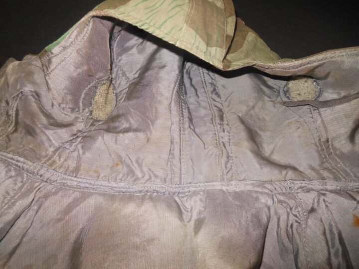 WW2 German Wehrmacht Kopfhaube – NON-REVERSIBLE CAMOUFLAGE HOOD – SPLINTERTARN — image 14