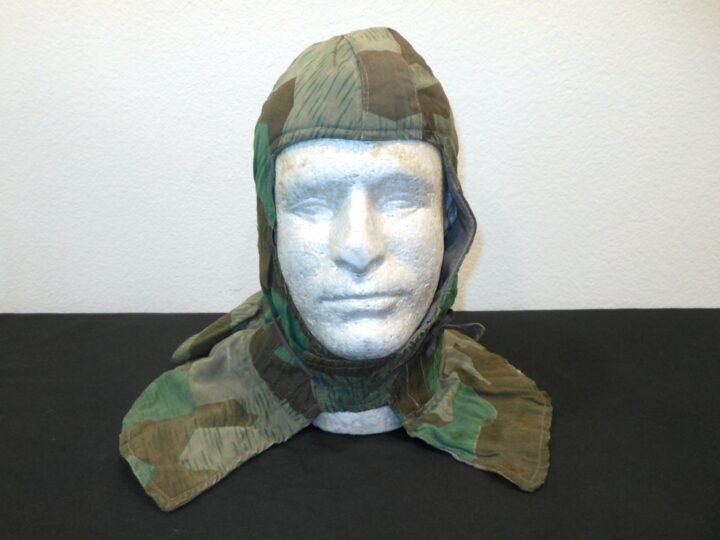 WW2 German Wehrmacht Kopfhaube – NON-REVERSIBLE CAMOUFLAGE HOOD – SPLINTERTARN — image 2