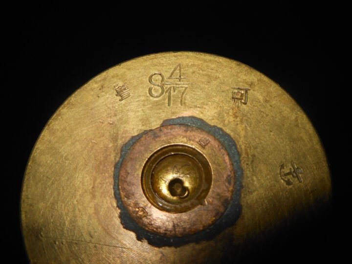 WW2 Imperial Japanese Navy Type 96 – 25mm INERT HIGH EXPLOSIVE ROUND – NICE! — image 6
