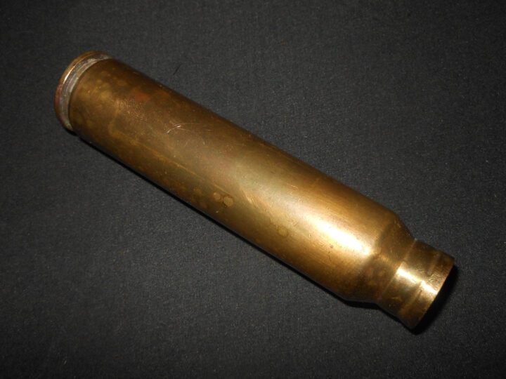 WW2 Imperial Japanese Army – TYPE 97 Ho1 Ho3 – 20mm AIRCRAFT CANNON CASING – Ki-45 Ki-49 – RARE! — image 2