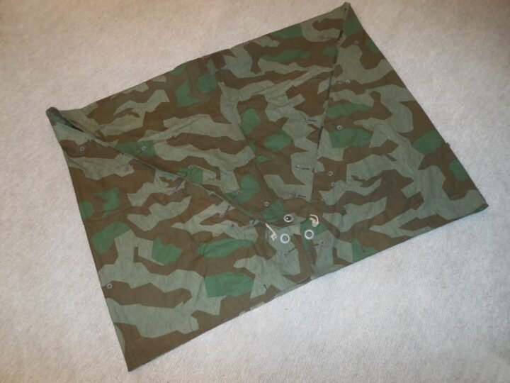 WW2 German Wehrmacht Zeltbahn 31 – SPLINTER CAMO SHELTER QUARTER – 1945 – MINT! — image 16