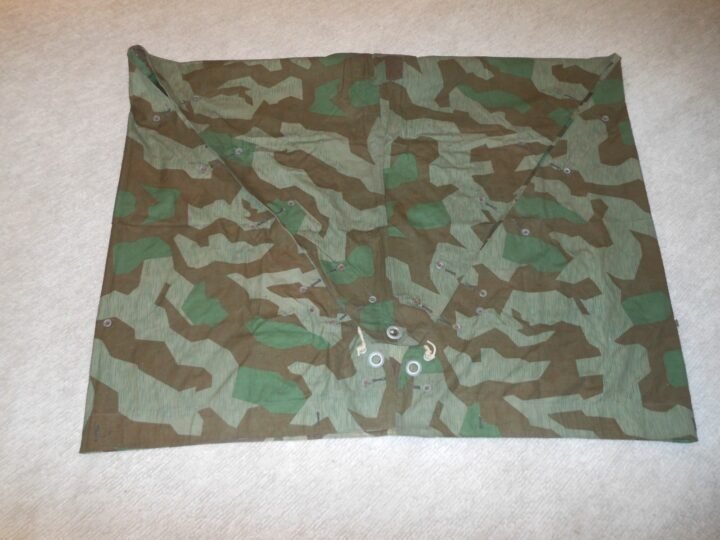 WW2 German Wehrmacht Zeltbahn 31 – SPLINTER CAMO SHELTER QUARTER – 1945 – MINT! — image 17