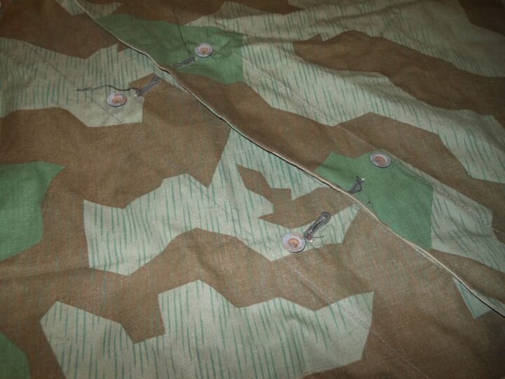 WW2 German Wehrmacht Zeltbahn 31 – SPLINTER CAMO SHELTER QUARTER – 1945 – MINT! — image 19