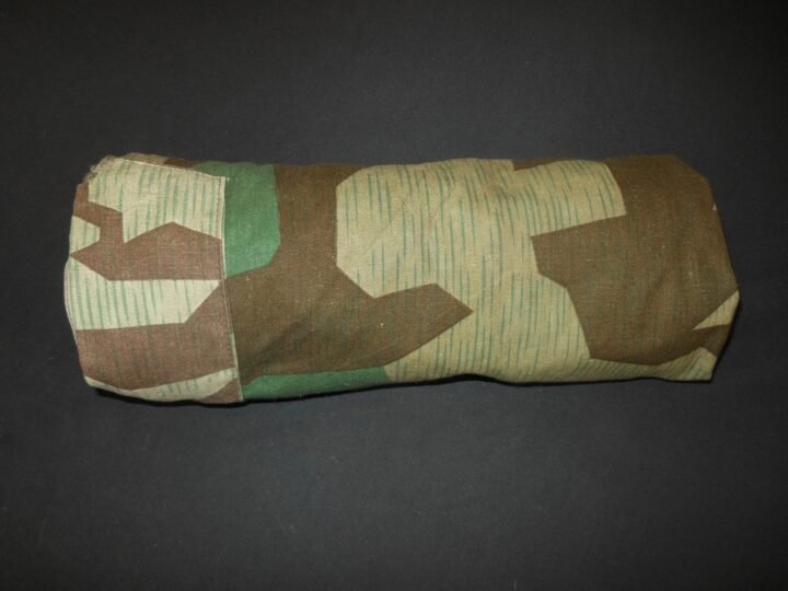 WW2 German Wehrmacht Zeltbahn 31 – SPLINTER CAMO SHELTER QUARTER – 1945 – MINT! — image 2