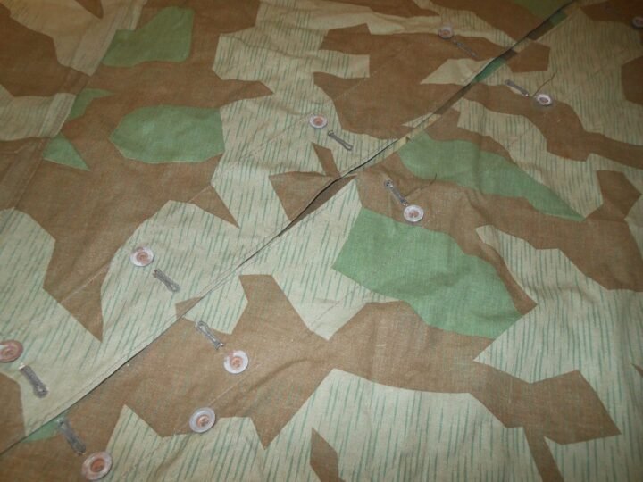 WW2 German Wehrmacht Zeltbahn 31 – SPLINTER CAMO SHELTER QUARTER – 1945 – MINT! — image 20