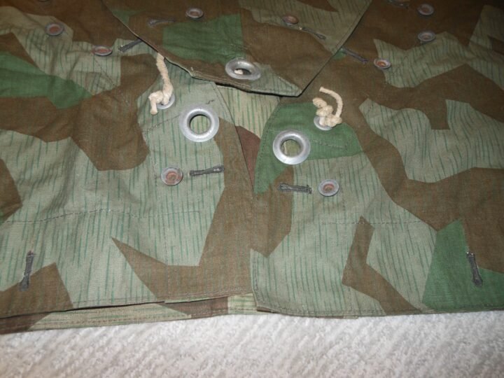 WW2 German Wehrmacht Zeltbahn 31 – SPLINTER CAMO SHELTER QUARTER – 1945 – MINT! — image 21