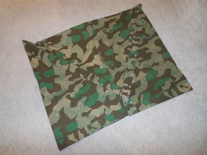 WW2 German Wehrmacht Zeltbahn 31 – SPLINTER CAMO SHELTER QUARTER – 1939 – MINT! — image 10